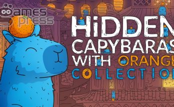 Hidden Capybaras with Orange